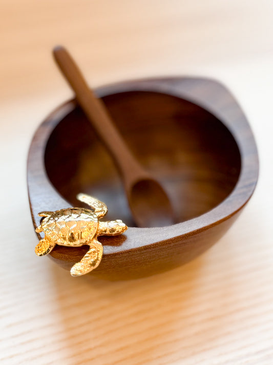 Teiruma Wood Sauce Bowl