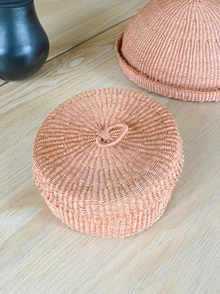 Fique Woven Bread Basket with Top