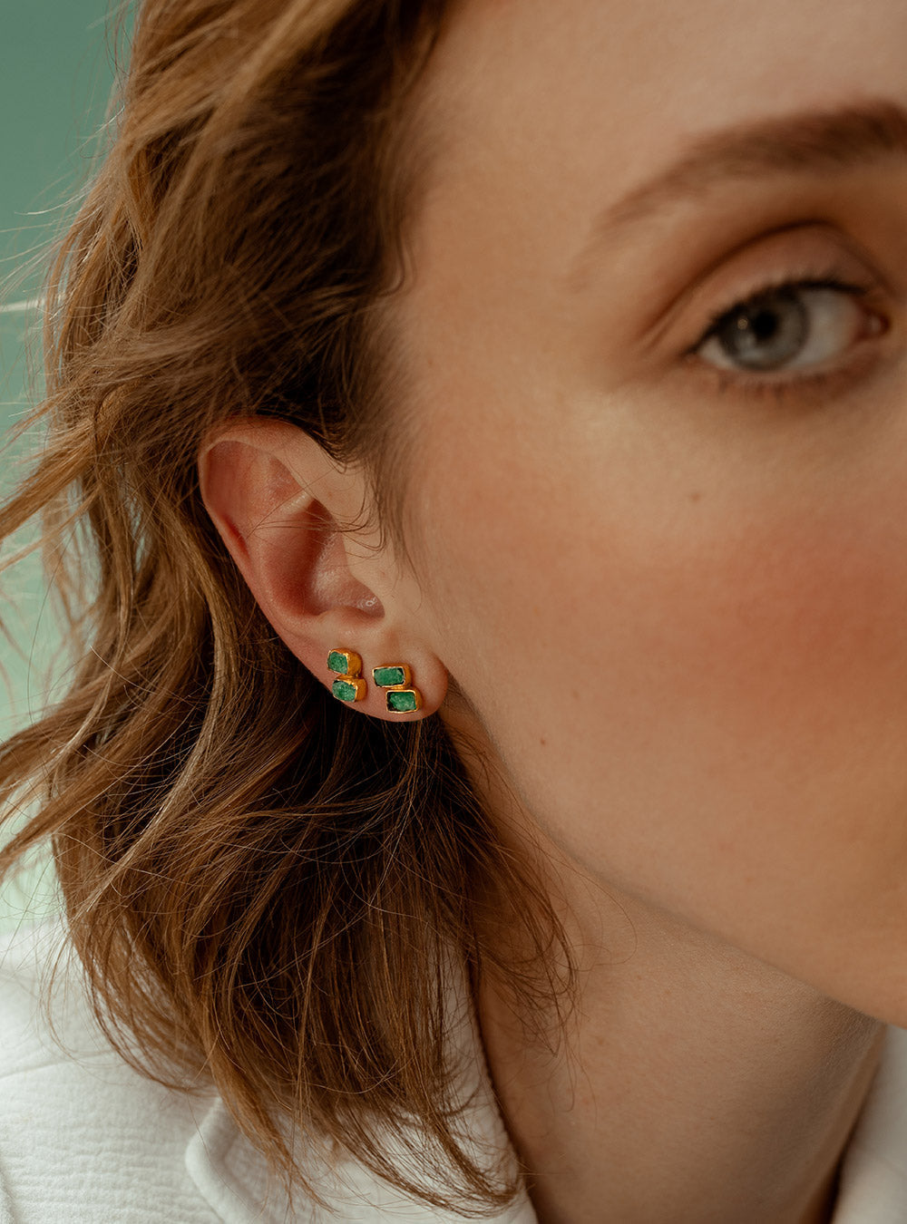 Maya 2 Stone Studs by Fenomena