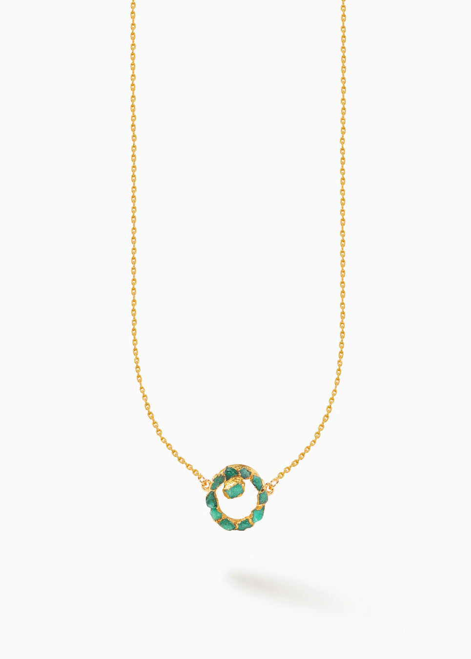 Iris Necklace Emerald by Fenomena