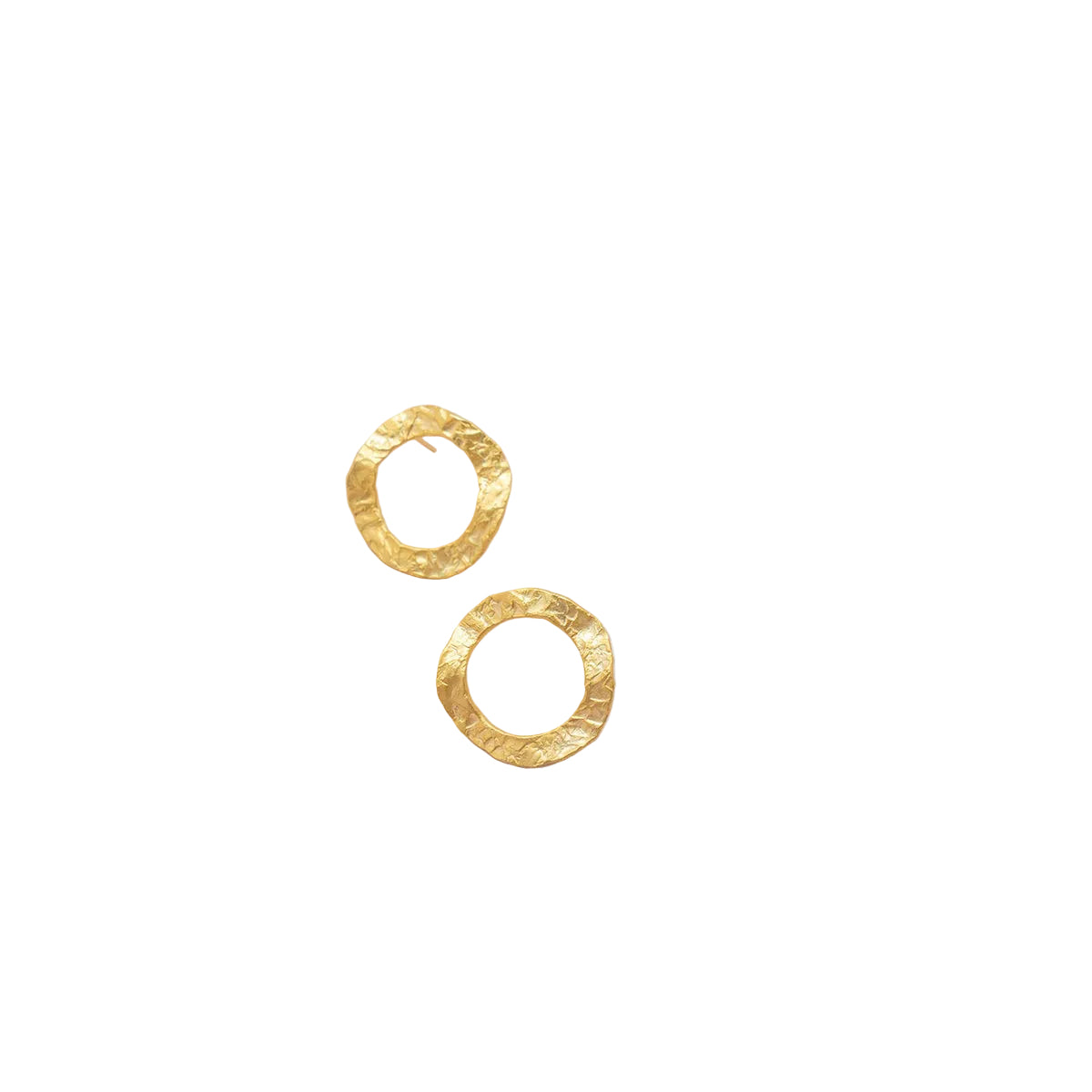Crop Circle Stud Earrings by Durando