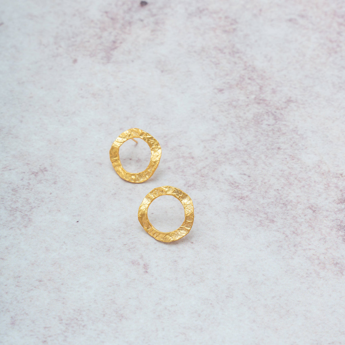 Crop Circle Stud Earrings by Durando
