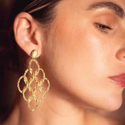 Crops Chandelier Earrings Durando Atelier
