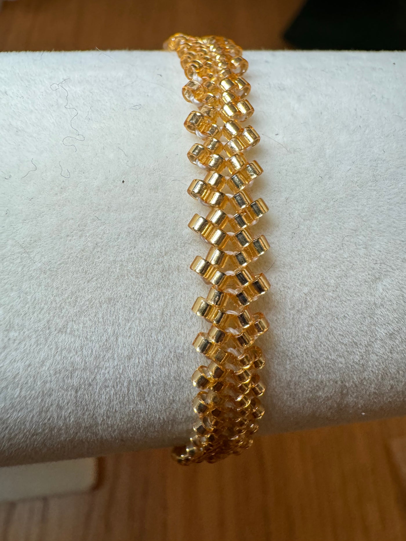 Santa Marta Fish Spin Bracelet White Threat | Gold