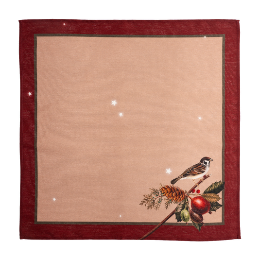 Christmas Squirrel Napkins by Muzaluci