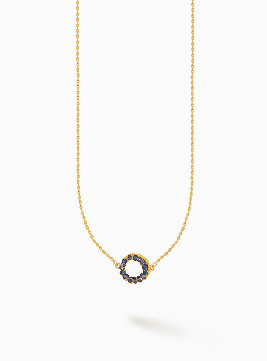 Circle Necklace Zapphire by Fenomena