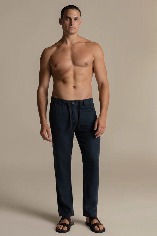 Cabo Pants in Navy by Ilot