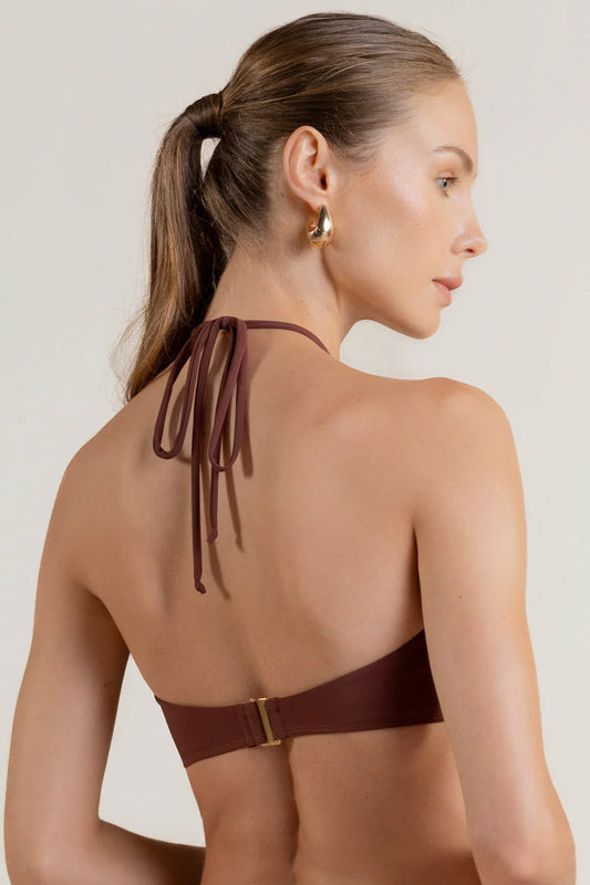 Bandeau Bikini in Brown by Touché