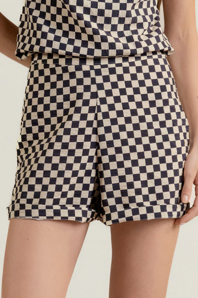 Checkered Shorts