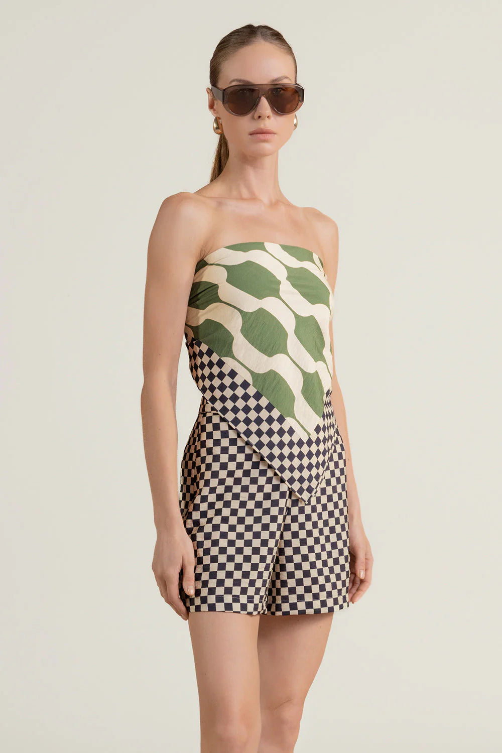 Scarf Checkered Pattern