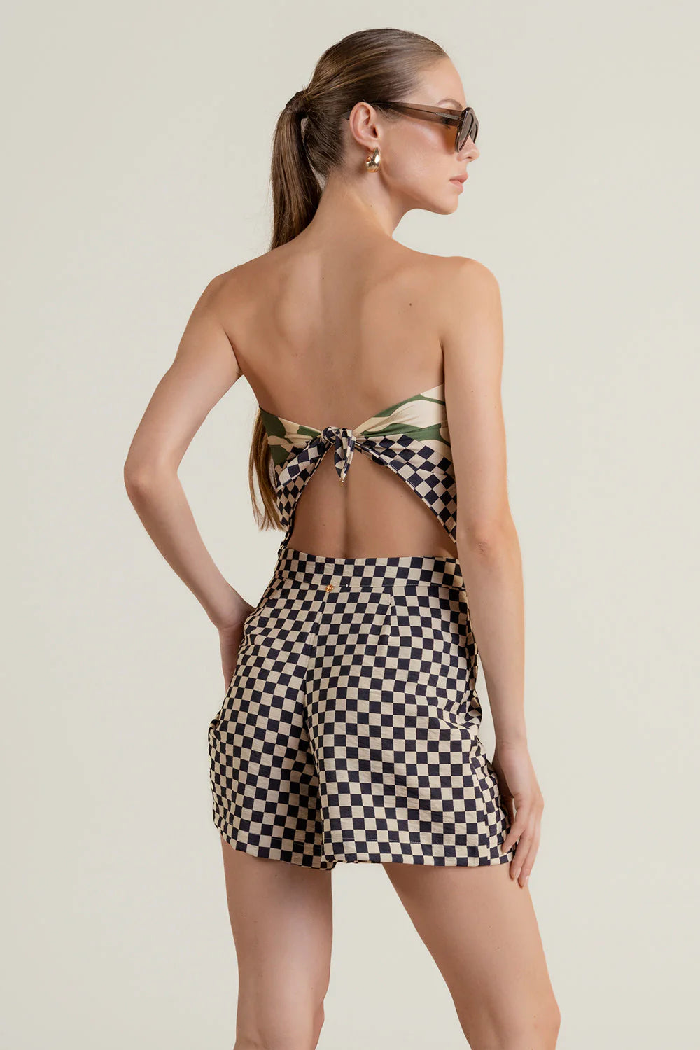 Scarf Checkered Pattern