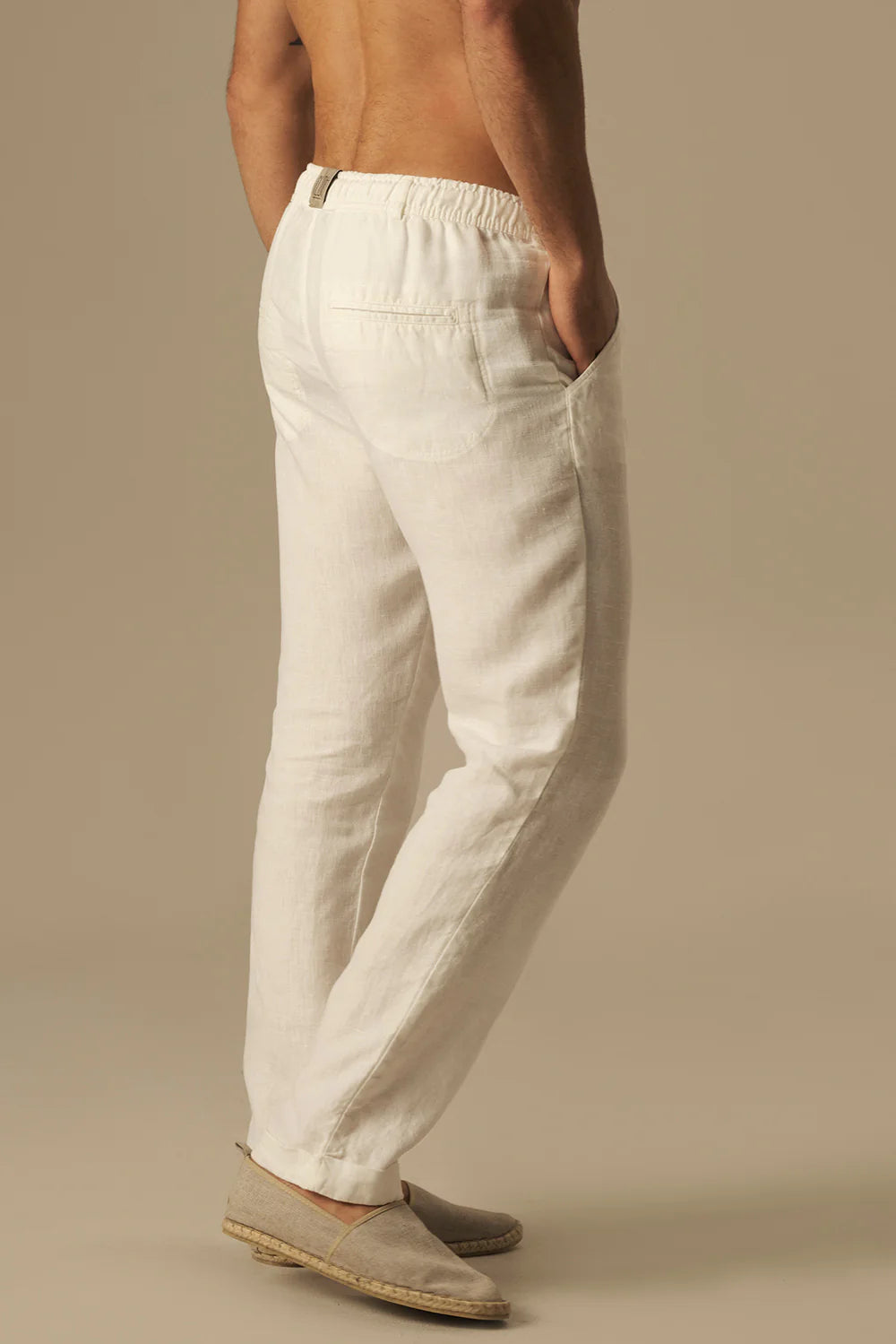 Linen Cabo Pants White by Ilot
