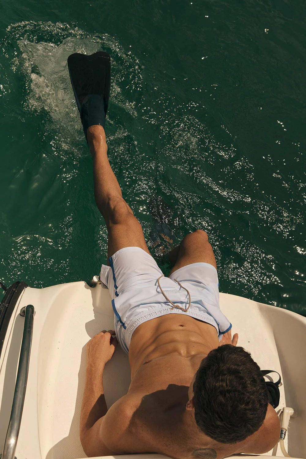 Bahia Swim Shorts Baby Blue by Ilot