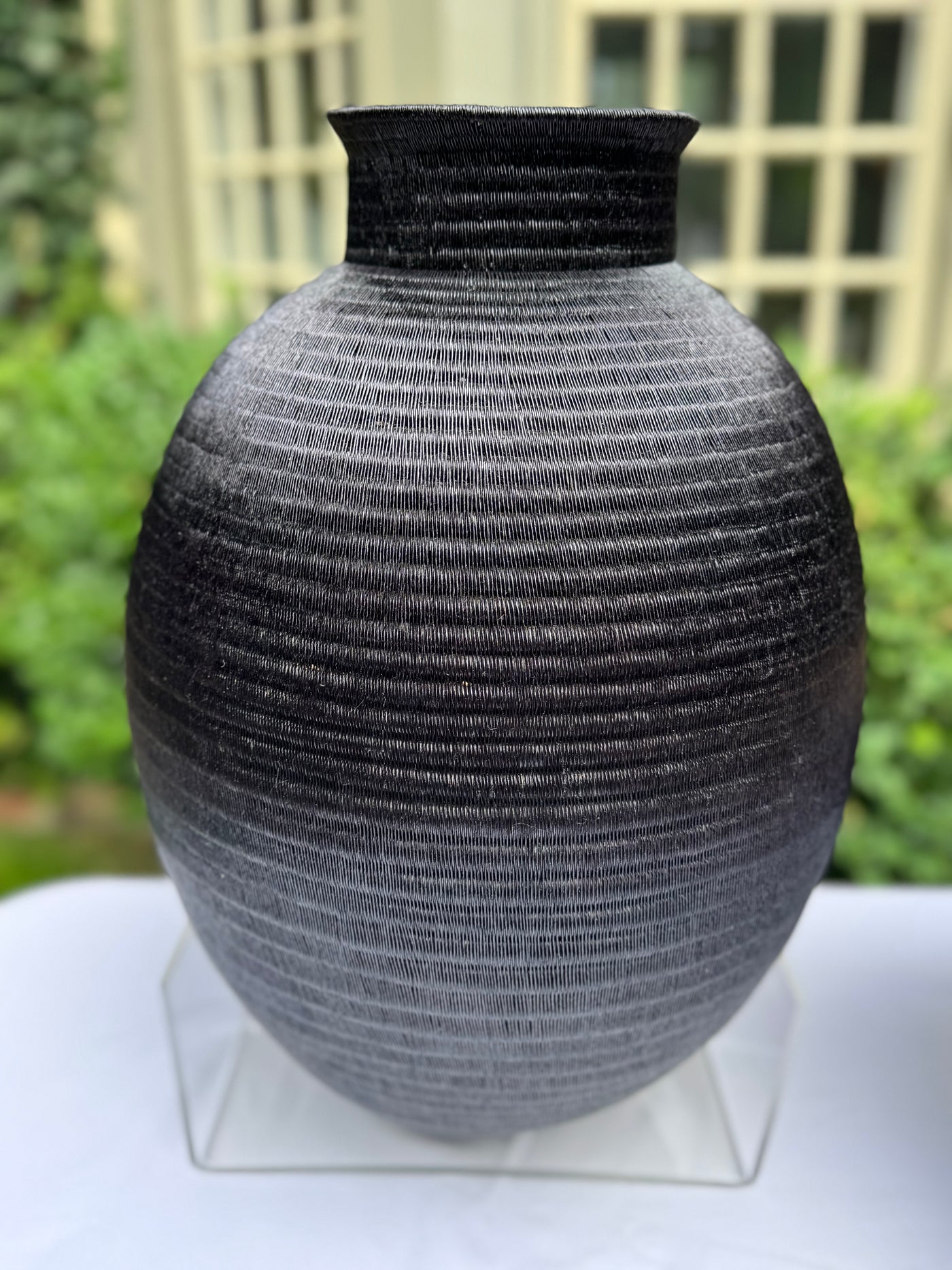 Large Werregue Black Vase