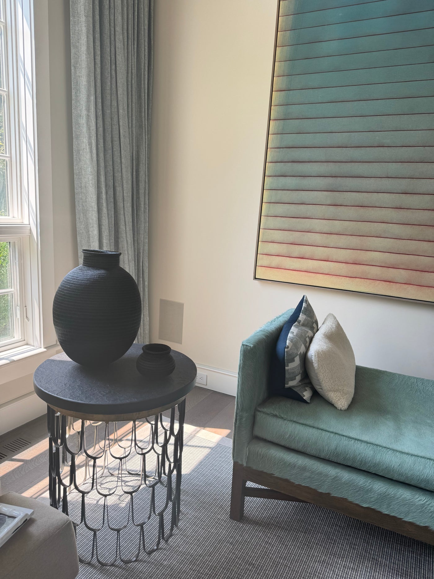 Large Werregue Black Vase