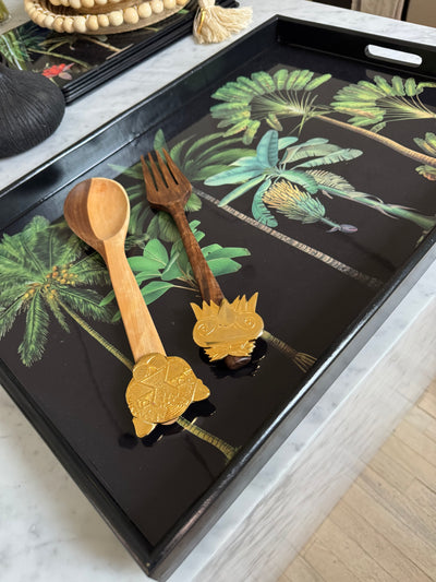 Palm Tree Prin Large Tray