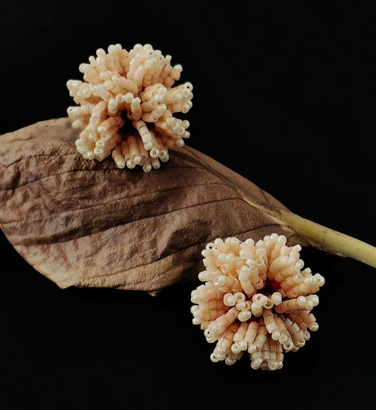 Small Coral Reef Studs by Emi Diaz