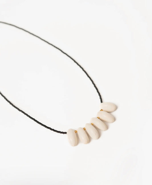 Arado Bean Necklace by Celestino
