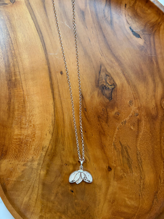 Coffee Bean Pendant Necklace