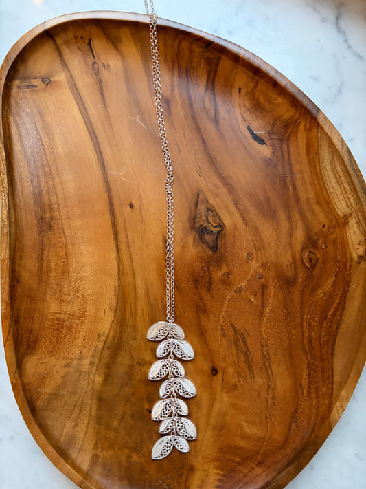 Multi Coffee Bean Pendant Necklace