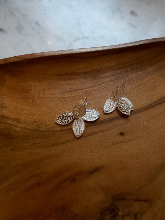 Silver Multi Coffee Bean Pendant