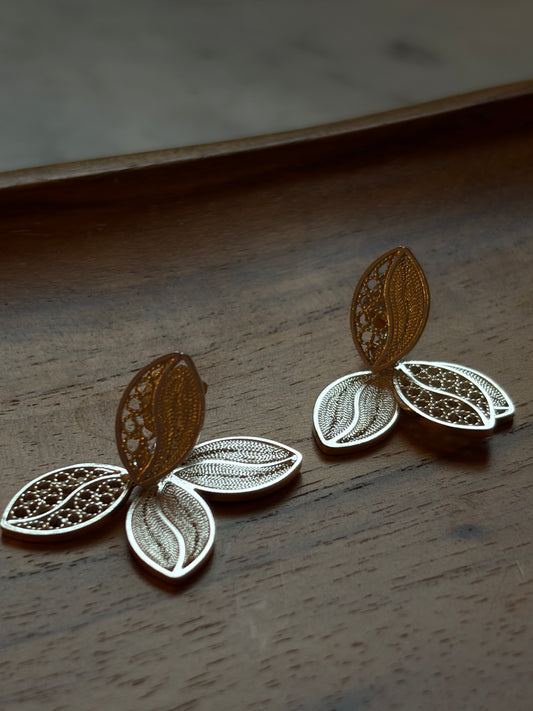 Silver Multi Coffee Bean Pendant