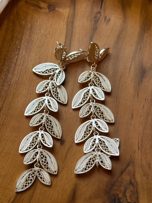 Complete Coffee Bean Pendant Earrings