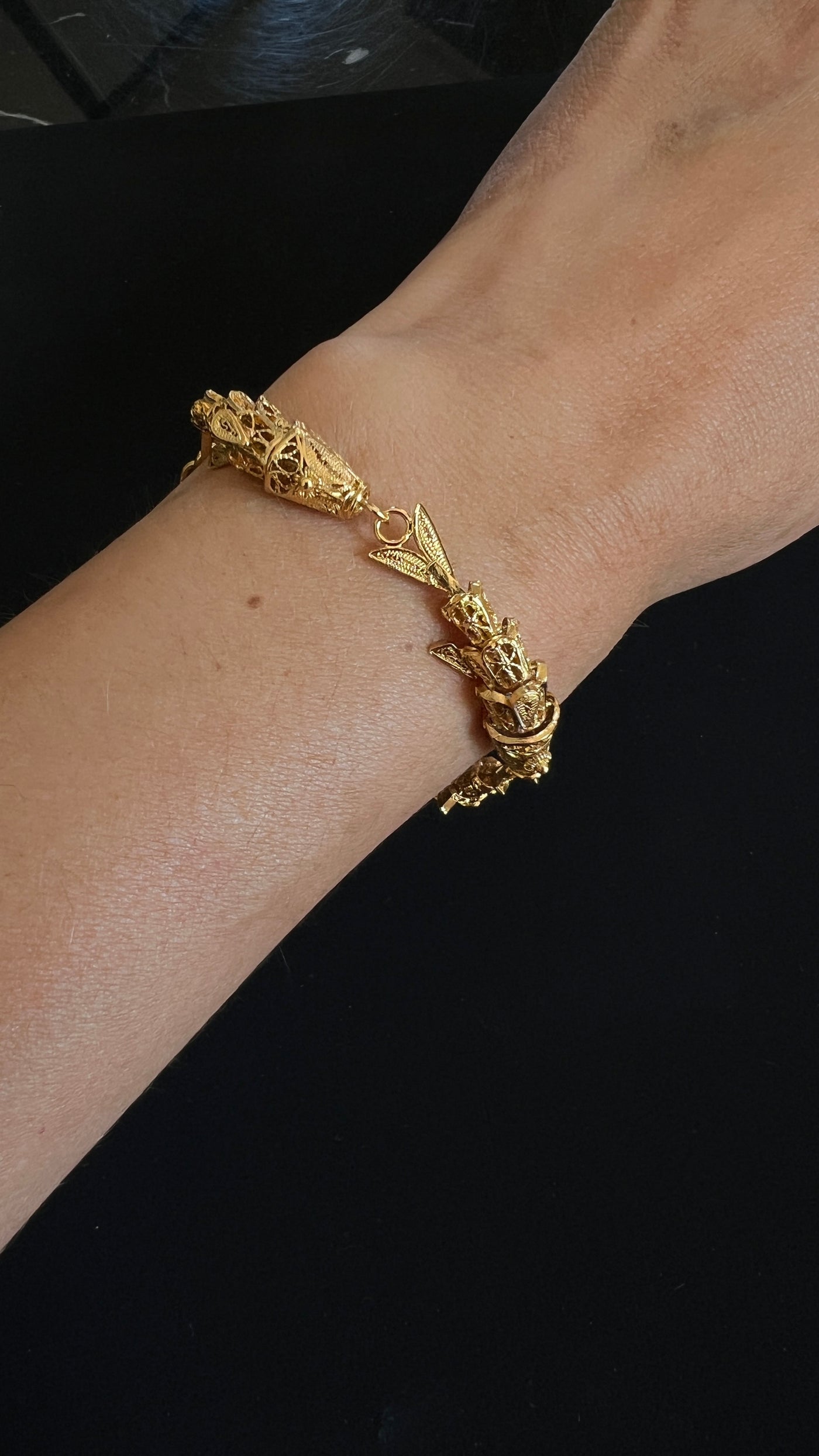 Filigree Fish Bracelet
