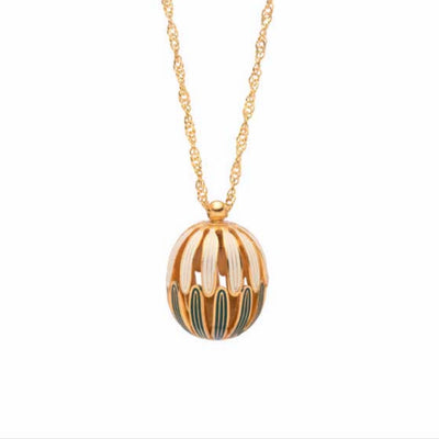 Flower bud necklace by Alvaro Avila Large