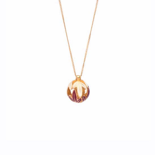 Flower bud necklace by Alvaro Avila Small