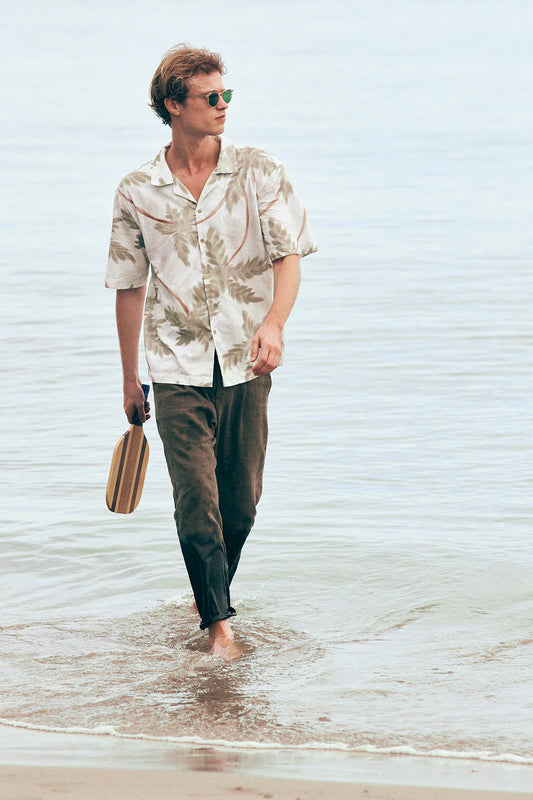Green Privé Linen Pants by Ilot