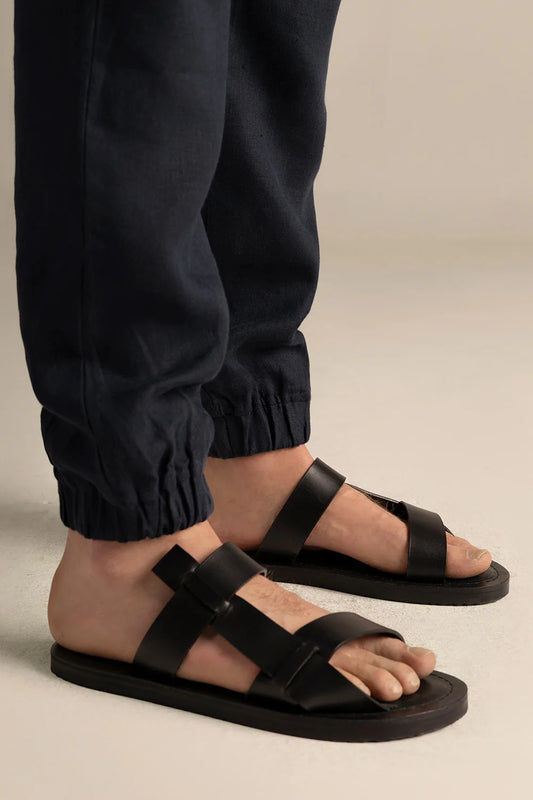 Dune Jogger Pants in Navy by Ilot