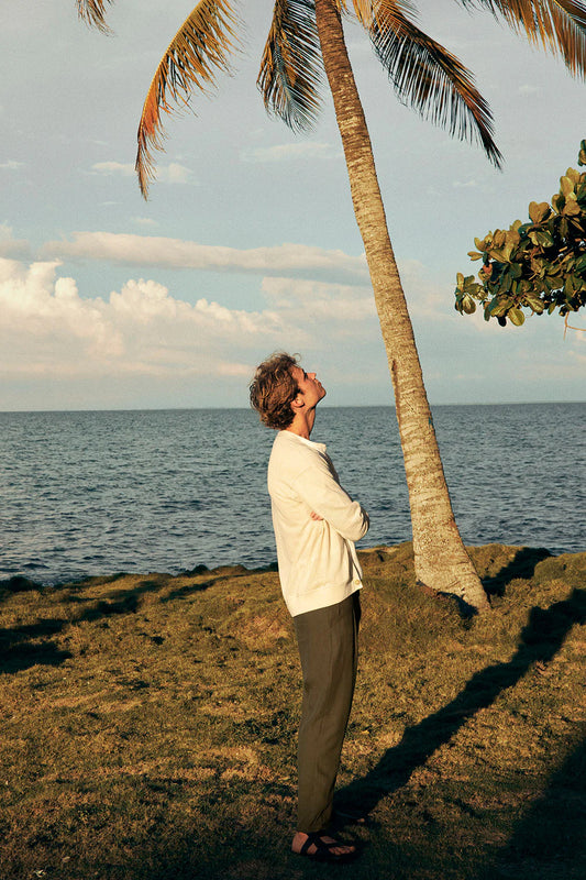 Green Privé Linen Pants by Ilot