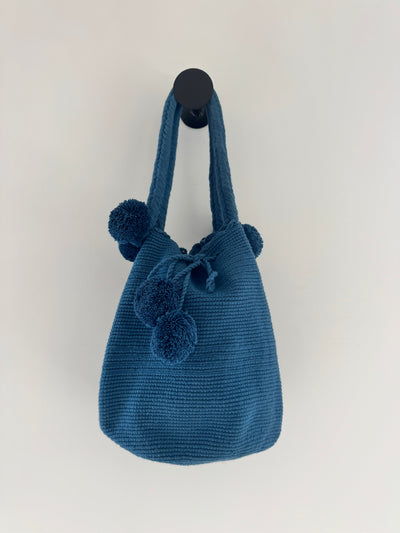 Medium Pom Pom Mochila (Shoulder)