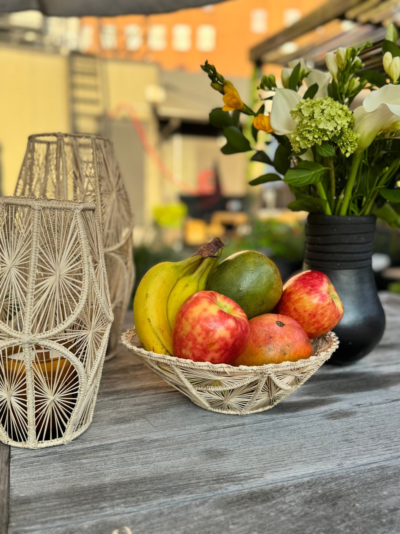 Usiacurí Bread or Fruit Basket with Curved Edge