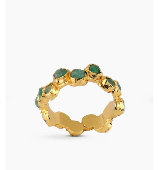 Infinity Emerald Ring by Fenomena