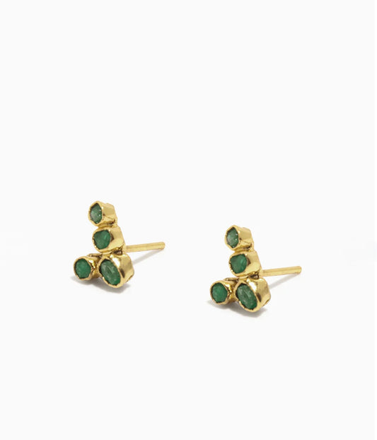 Four Stone Drops Earrings by Fenomena