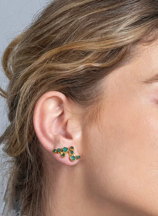 Four Stone Drops Earrings by Fenomena