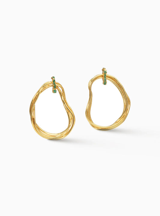 Providencia Round Electro earrings by Fenomena