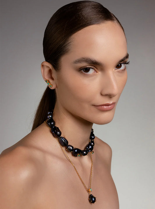 Umbra 3 stone stud by Fenomena