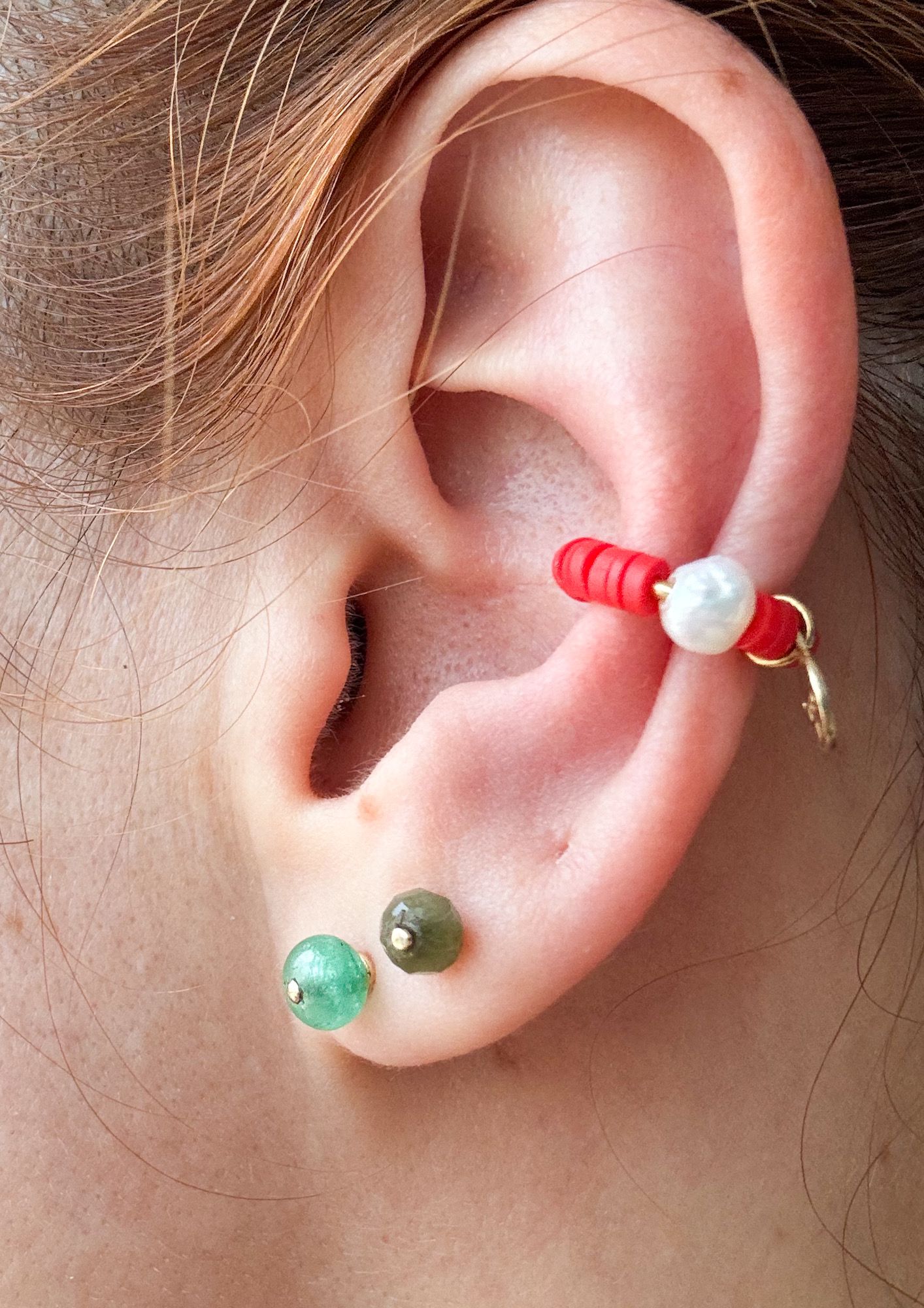 Maggot Earcuff by Claudia Trejos