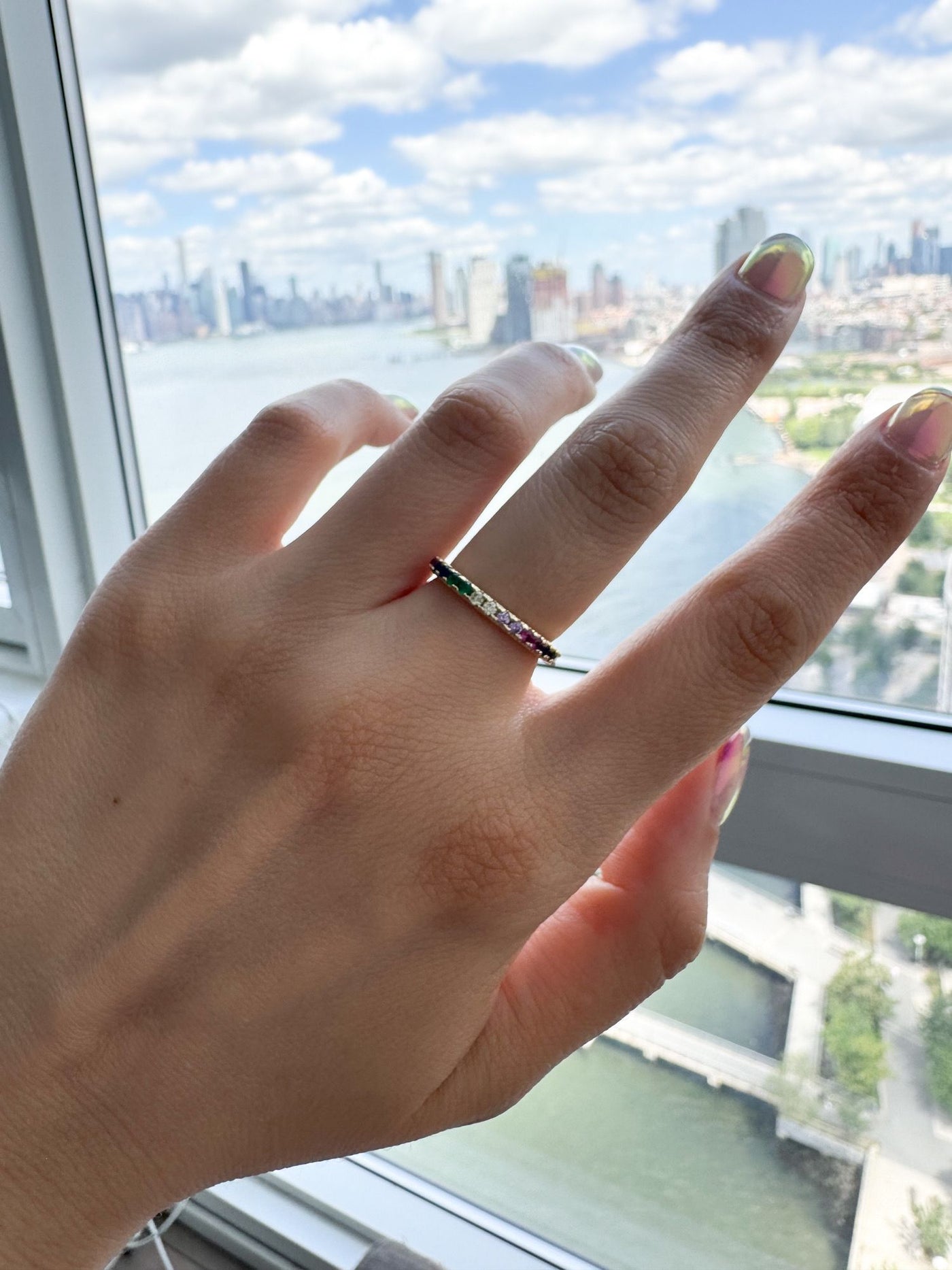 Multicolor Band Ring by Bichota