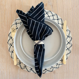 Sandona Large Iraca Napkin Rings (Set of 6)