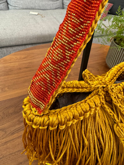 Silk Thread Small Woven Mochila by Patricia Cabrales