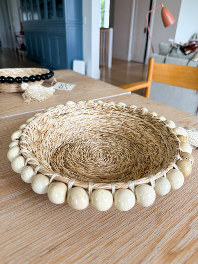 Teiruma - Fruit  Basket with Tawa Seeds Blue