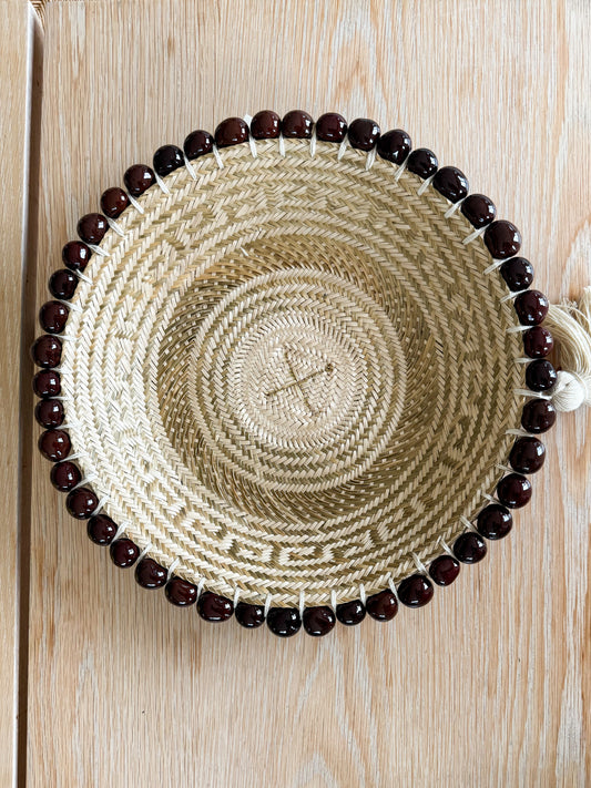 Teiruma - Fruit  Basket with Tawa Seeds Brown