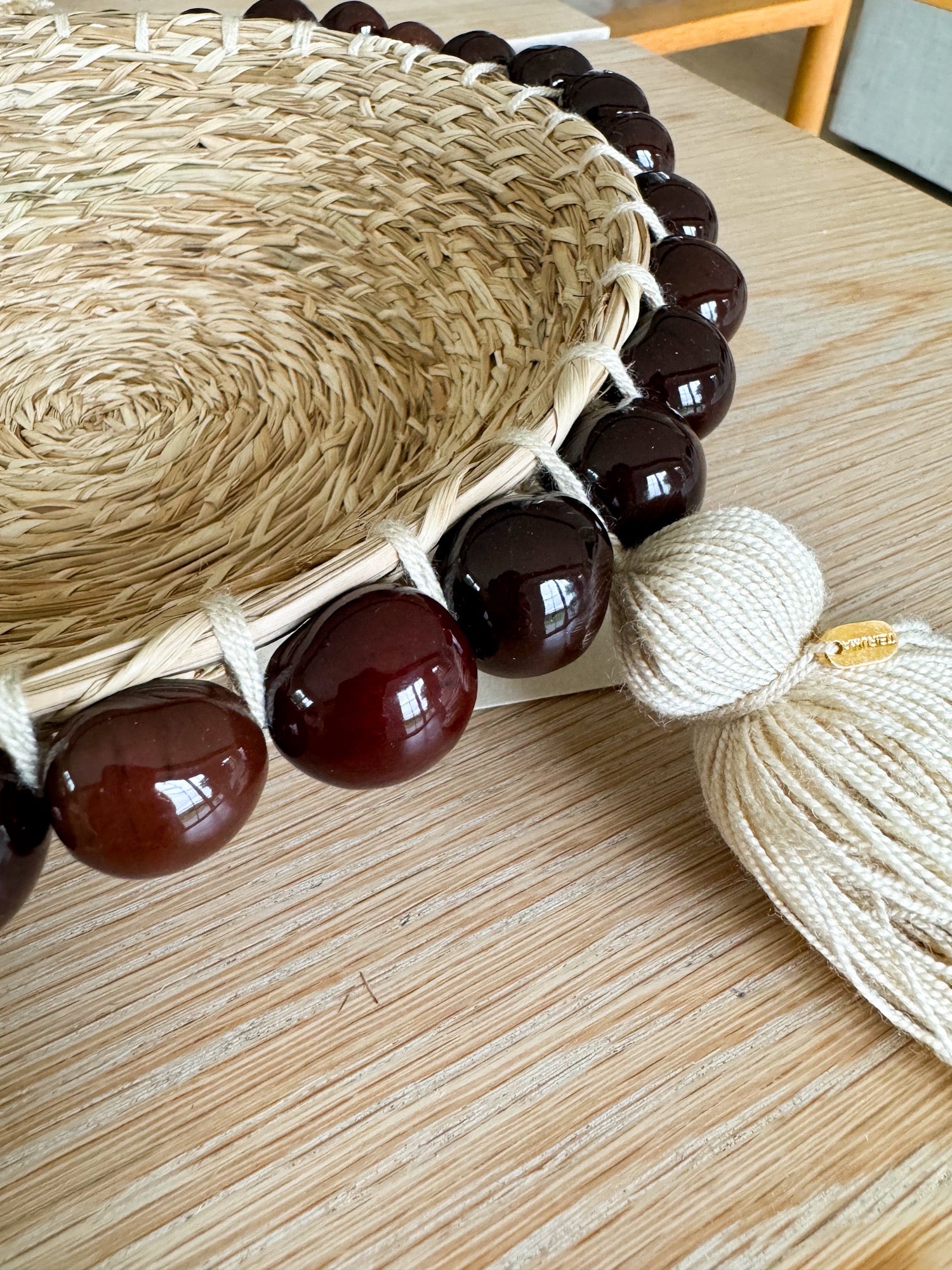 Teiruma - Fruit  Basket with Tawa Seeds Brown