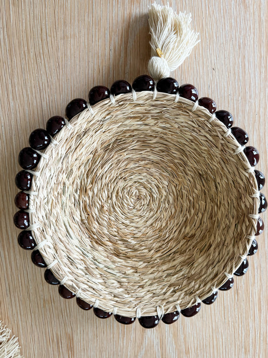 Teiruma - Fruit  Basket with Tawa Seeds Brown