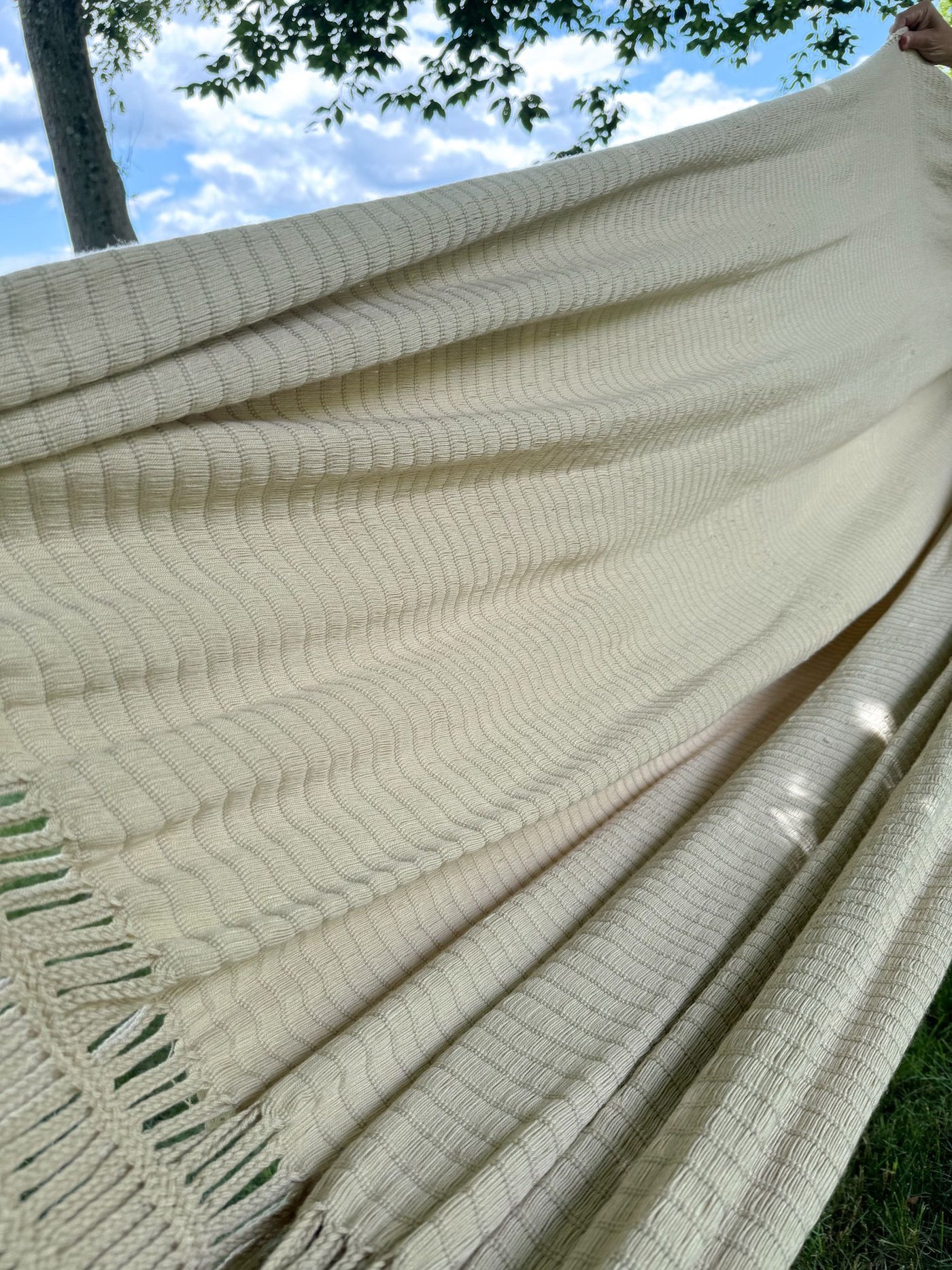chinchorro hängematte Hammock Wayuu Chinchorro with Macrame by Helecho Collective