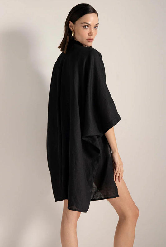 Linen Maxi Shirt by Touché